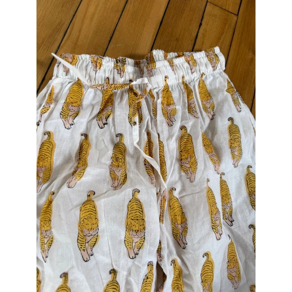 Eight Thousand Miles tiger two piece pajama set youth lightweight‎ comfort